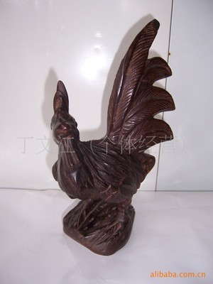 红檀木根雕鸡 传统工艺与现代审美的完美融合